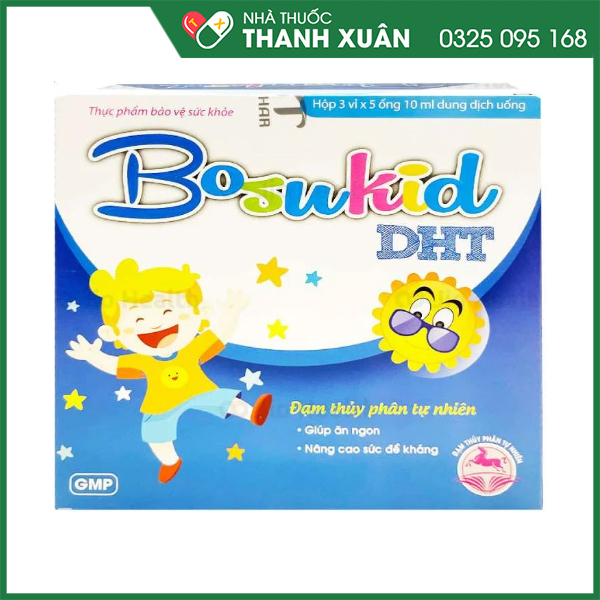 Bosukid DHT tăng cường sức đề kháng cho bé